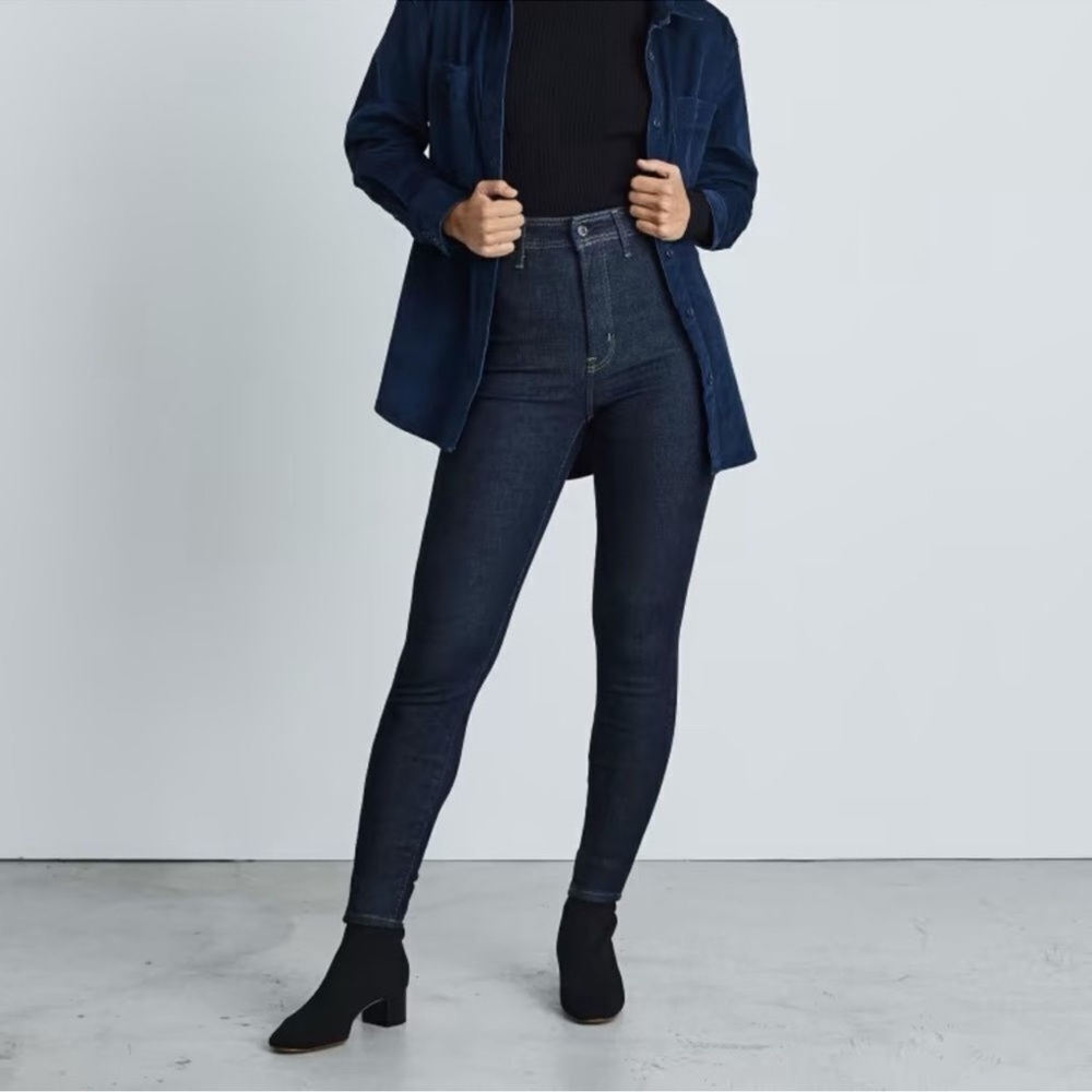 NWT Everlane Women's The Way High Skinny Jeans Blue Size 25 Regular